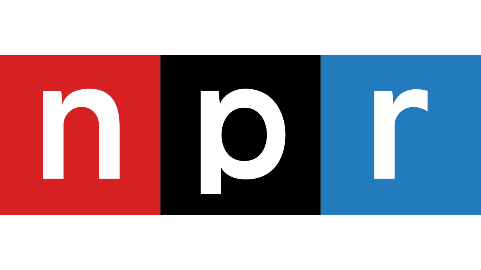 The NPR Logo Featuring Lowercase White Letters N, P, And R On Three Vertical Rectangles—red, Black, And Blue—often Appears Alongside Coverage Of Topics Like Medicaid.